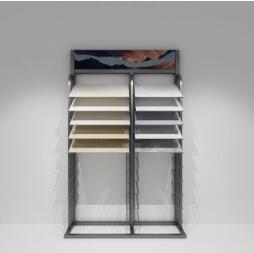 What Are the Characteristics of Marble Display Racks?
