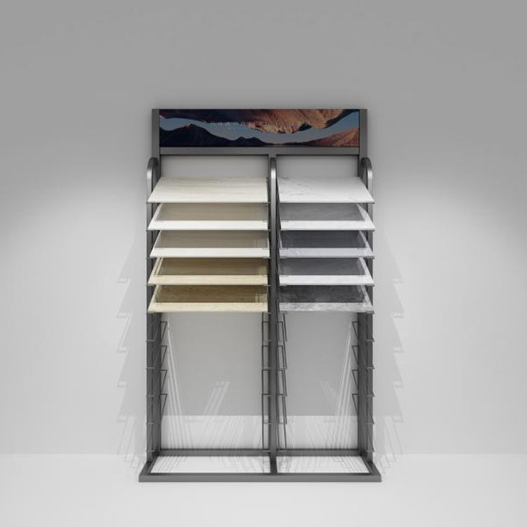 How to choose the style of stone display rack?